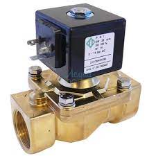 Elettrovalvola 2Vie , NC(Normalmente Chiusa) , ad Azionamento Misto - SOLO corpo Ottone (Interasse mm 128) - attacchi fem.fem.gas  1 1/4" - Membrana VITON , -10 / + 140°C - Pressione max 16 Bar - Press.differenziale di lavoro  0-16 Bar - Fluido : Acqua/Aria - 21HF7K0V350 - ODE