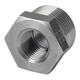 Riduzione A105 S3000 ASME B16.11 - MF - Filettatura NPT - 1 1/4 x 1"