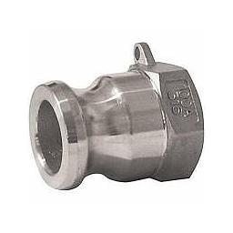 Raccordo rapido tipo Camlock inox 316 - Tipo A - DN65 - Maschio filettato femmina gas 2 1/2"
