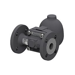 Scaricatore condensa a galleggiante e termostatico(Bimetallo) per  Alta Portata , corpo in ghisa sferoidale flangiato PN16 DN25 (Interasse 160 mm) , Pressione differenziale 4,5 Bar , mod.FLT17-4,5HC V.STEAM-SMC    