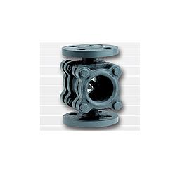 Indicatore di passaggio flangiato GG25 PN16 DN65 (4 Fori) - Art. 164/A - doppio vetro (temperato)