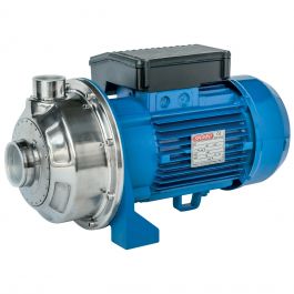Pompa elettrica Speroni - mod.CTX60/0,75 - trifase 230/400VAC - 2850g/1' - 1,0HP(0,75Kw) - Attacchi Asp/Man.fem. 1 1/4" x fem. 1" - Corpo e  Girante inox304 - Tenuta meccanica Silicio/Grafite/EPDM - cod.101065623 -(Portata 2/4 mc/h--Prevalenza 27/21 mt.c.a.)