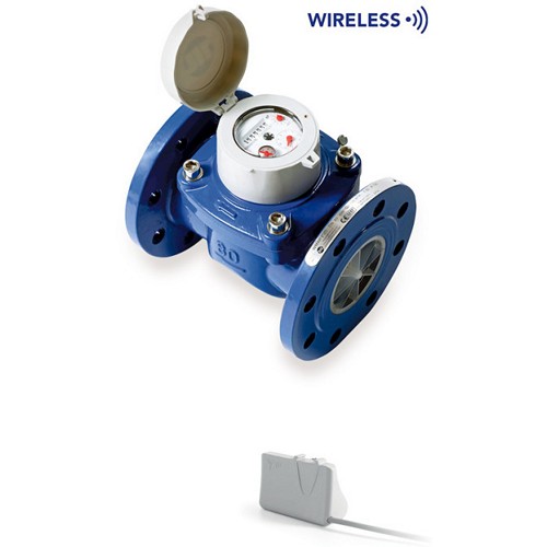 Contatore acqua WOLTMANN Omega WE SDC flangiato PN16 DN150 - Con bollo di verifica prima - Conforme alla normativa M.I.D. Modello per Acqua 35°C - Completo di Reed K=100  