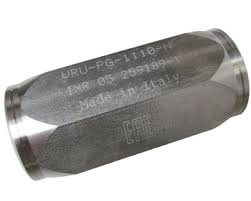 Valvola ritegno 3600 Psi - Attacchi f.f.gas cilindrica ISO 228 - 1" - Corpo acciaio inox316L - Tenuta FKM - Taratura Molla 0,2 Bar - L = 93 mm - VRU-PG-1110-G-A3 