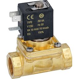 Elettrovalvola per Acqua/Vapore ASCO/SIRAI mod. L145R2 + Z614A - Normalmente Chiusa - Filettata FF Gas 1/2" - Tenuta Rubino (T.Max 170°C) - Completa di bobina (a scelta tra 24 - 110 - 220V - solo in corrente alternata) cod. SIREL145R0812