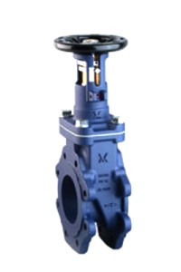 Valvola di intercettazione Wafer a tenuta morbida - PN16 DN100 - Figura M2010 - Costruzione in ghisa sferoidale EN-GJS-400-15, cuneo in acciaio rivestito in gomma EPDM, tenuta O-ring - Temp. max 120°C - Interasse 100 mm - Cod.2010100 - MW 