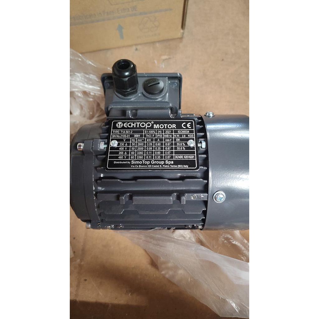 Motore Elettrico trifase V.220/400 Hz.50 - Kw 0,06 - 2 poli - Mod. GR.56A4 - Cod.MOT-000.08P2B14