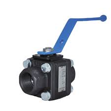Valvola sfera 3PZ, cl.800Lbs, corpo LF2, sfera inox Aisi 316, tenuta Ptfe/Grafite - Full Bore - Standard, -100° / + 230°C - Mod. Master Star 135 SGS - Starline - Filettata FF Gas 1"