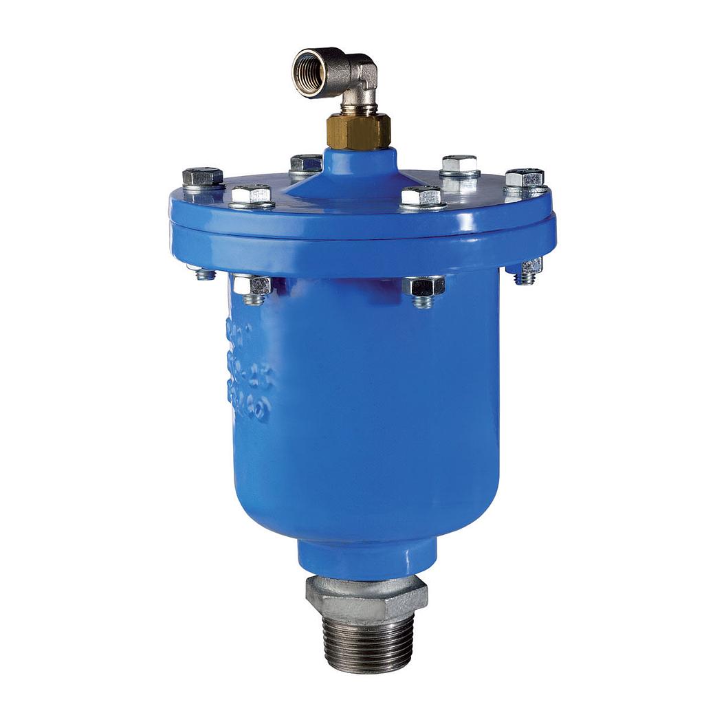 Sfiato  automatico in ghisa , filettato m.gas 1" , PN16 , bulloneria acciaio inox - Cod.SX025B5005

