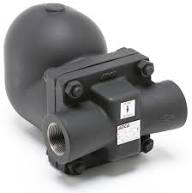 Scaricatore condensa a galleggiante e termostatico (Bimetallo) per Alte Portate, corpo in ghisa sferoidale GGG40.3 - Attacchi filettati fem gas 1" - (Interasse 120 mm), Pressione differenziale 14 Bar, eliminatore d'aria incorporato, Temp. Max 220° - Mod. FLT17-14HC - ADCA  - Cod.VSTSCFLT1714HC001