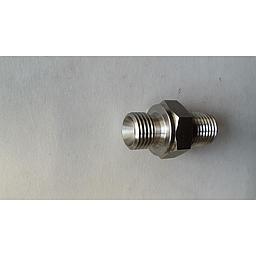 Nipplo esagonale S6000 m.m. 1/4"-G-60° x 1/4"R - AISI316/316L - Cod.AUX26K06-14A14R