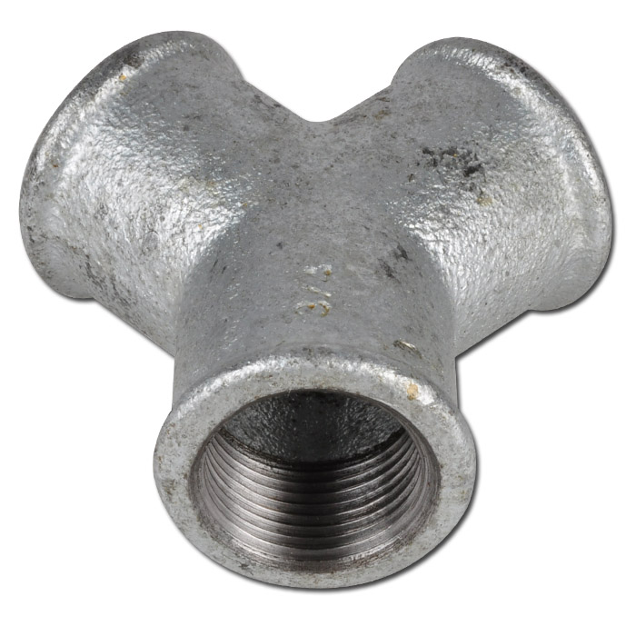 Raccordo Inox Aisi 316 ad "Y" (Deviazione) - Filettato FFF Gas 1" - Art. 89