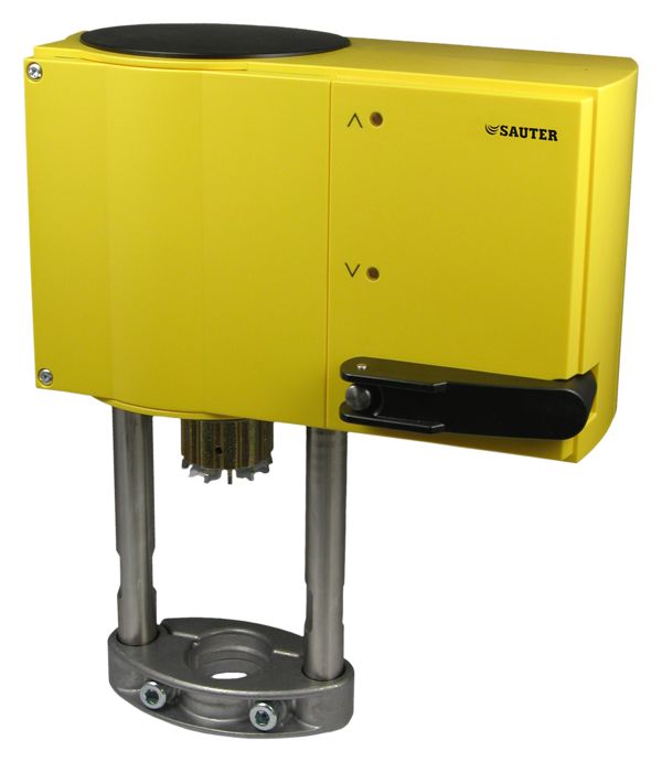 Motore elettrico Sauter , 2000N , Alimentazione 24VAC/DC , 10W , con Molla per stelo in Alto , 
mod.SUT-AVF234SF132 