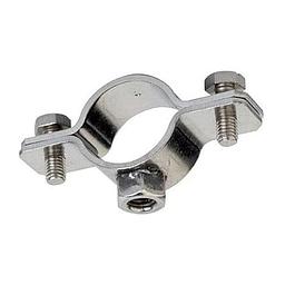 Collare inox 304 per Fissaggio Tubo 2"(58-62) - Attacco M8 Saldato - (No Vite/Tassello) - 938.1143429