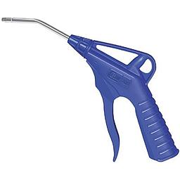Pistola Leggera in Plastica a Regolazione Progressiva - Attacco gas Femm.da 1/4" , con Cannuccia Curva di Soffiaggio in Alluminio - mod.PA45 - PA450014