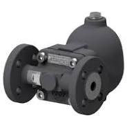 Scaricatore condensa a galleggiante e termostatico (Bimetallo) - Corpo in Acciaio carbonio - Attacchi flangiati PN16 DN40 (Interasse 230 mm), Pressione differenziale 21 Bar. Eliminatore d'aria incorporato, Temp. Max 250° - Mod. FLT37-21 - ADCA 