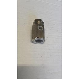 Valvola Rompivuoto - corpo inox Aisi 304 - attacco femmina gas 1/2" - Press.max 25 Bar - Press. minima 0,17 Bar - Mod. VK71 - Scarico laterale femmina gas 1/8" 