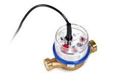 Contalitri a turbina Acqua Calda - Mod. Andromeda - Completo di emettitore di impulsi tipo Reed (4 impulsi per litro) - Completo di raccordi a Bocchettone - 1/2" Gas Maschio - T. Max 90°C - Cod.WCSU801LI4P  
