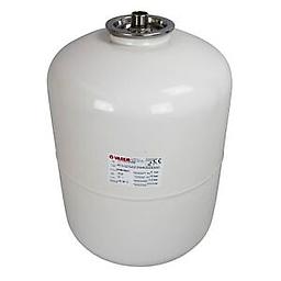 Vaso d'Espansione per Impianti Termici e di Refrigerazione mod. ERE 6 da 6 Litri - Cilindrico, Diametro 245 mm, Altezza 250 mm - Attacco Gas Maschio da 3/4" - Pressione Massima di Esercizio 4 Bar - Pressione Precarica 1,5 Bar - Temperatura di Esercizio -10 + 100°C - Membrana Fissa - Colore Rosso 