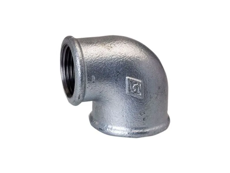 Gomito Ridotto Ghisa Zincata EN 10242 - Certificato DVGW e FM - FF - 1 x 1/2"