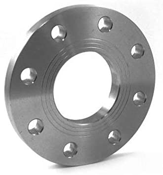 Flangia Piana Inox AISI 304 EN 1092-1 e ASTM A351 Tipo 01/A - PN16 - 8 Fori - DN150