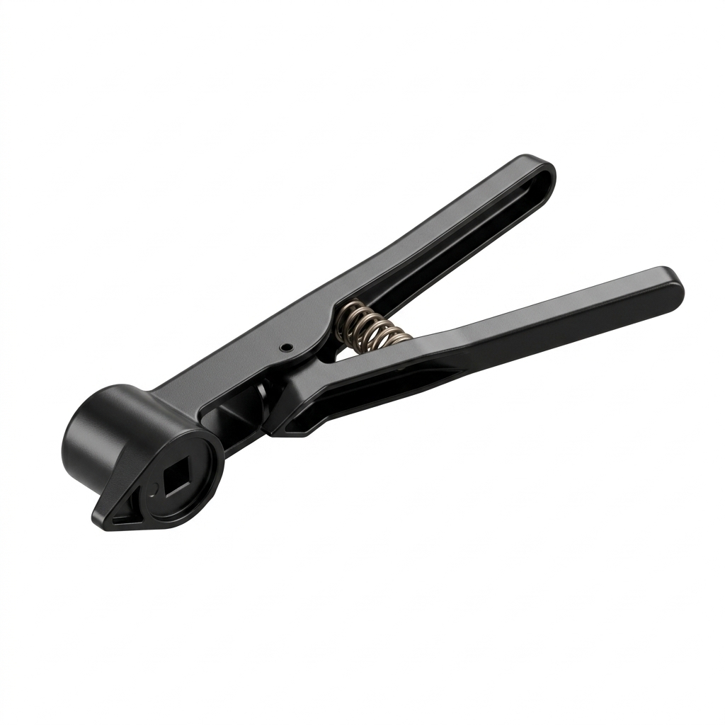 Leva Nera in Alluminio - Quadro 11x11 - Foratura F05 - Completa di Settore Dentato Zincato, Anello Antifrizione, Viti Zincate di blocco - Per Valvola a Farfalla Sirca Mod. 301N Restyling DN40 / DN50 -  Cod. LE-F0511R