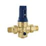 Riduttore Pressione Acqua a Membrana , in Ottone DZR , mod.TWIST - OR - Con Filtro Incorporato , estraibile  x pulizia - Regolazione con impugnatura ergonomica e Sistema di Compensazione - Attacchi con codoli  a 3 pz gas maschio da 1" - Pressione in Entrata: 25 Bar - Temperatura: Max 80° - Campo di regolazione 1 - 6 Bar - Pretarato a 3 Bar - Attacco  manometro ambo i lati 1/4" fem.gas - (No Manometro) - Cod. 0216.025