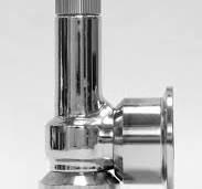 VALVOLA  di sicurezza a squadra , completamente inox316L , tenuta su otturatore in Viton (-10 + 200°C) , Attacco ingresso  3/4" Clamp  , BS4825 , diam.esterno flangetta  25,2 mm - Attacco uscita 1" Clamp , BS4825 ,diam.esterno flangetta 50,5 mm - Nuova General - Omologazione  INAIL+CE IV - Mod. D10/C