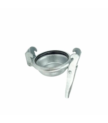 Kit Tappo femmina zincato , con Leva   per Raccordo Agricolo DN100 - MG TEC