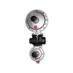 Regolatore di pressione Fiorentini DIVAL 500 Mp - Corpo ghisa sferoidale PN16 - Attacco ingresso   f.gas 1" - Attacco  uscita f.gas  1 1/2" - Campo di regolazione in uscita..170--300 mBar - Completo di : Blocco Alta Pressione - Blocco  Bassa  Pressione - Mod.RG731.52.MP170.300