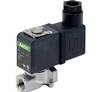 Elettrovalvola ASCO , corpo inox ,  Mod.G256C146S0V01F1 + Bobina 24VDC -  Filettata FF Gas 1/8" - Orifizio 2 mm - Tenuta FPM (No connettore) - cod.SIRASG256C146S0V01F