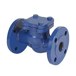 Valvola ritegno a flusso avviato, corpo in ghisa grigia GG25, attacchi flangiati PN16 DN100, otturatore a piattello, con molla, tenuta metallica (mod. CLV50 - cod. 908.170.309.080)