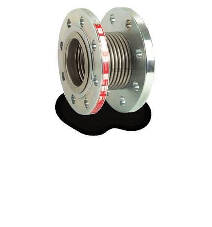 Compensatore assiale con flange girevoli e senza manicotto interno, soffietto in AISI321, flange in AISI304, PN16, DN100, L=115 mm (mod. MKDF30 - cod. 702.031.101.014)