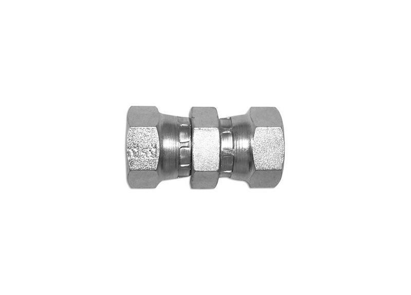 Raccordo (Adattatore) A105 - 1/2x1/2 - Filettato FF Girevole ambo i lati