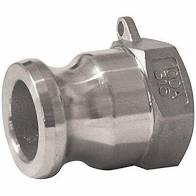 Raccordo rapido tipo Camlock inox 316 - Tipo A - DN20 - Maschio filettato femmina gas 3/4"