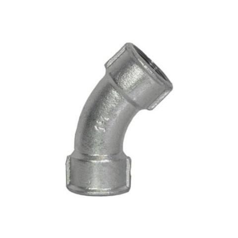 Curva ghisa zincata 45° FF 21/2  Fig.41