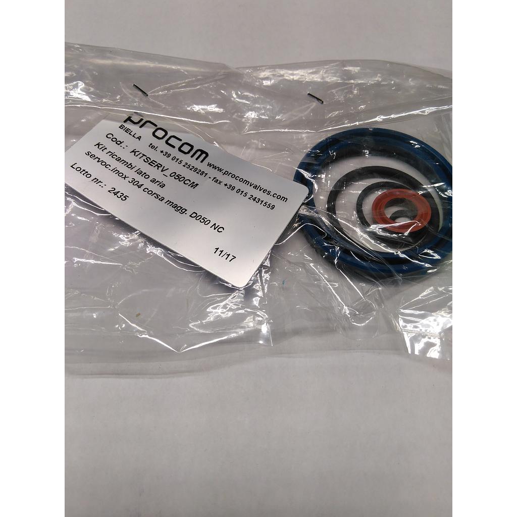 Kit ricambio lato aria - Servocomando inox diam. 50 - PC