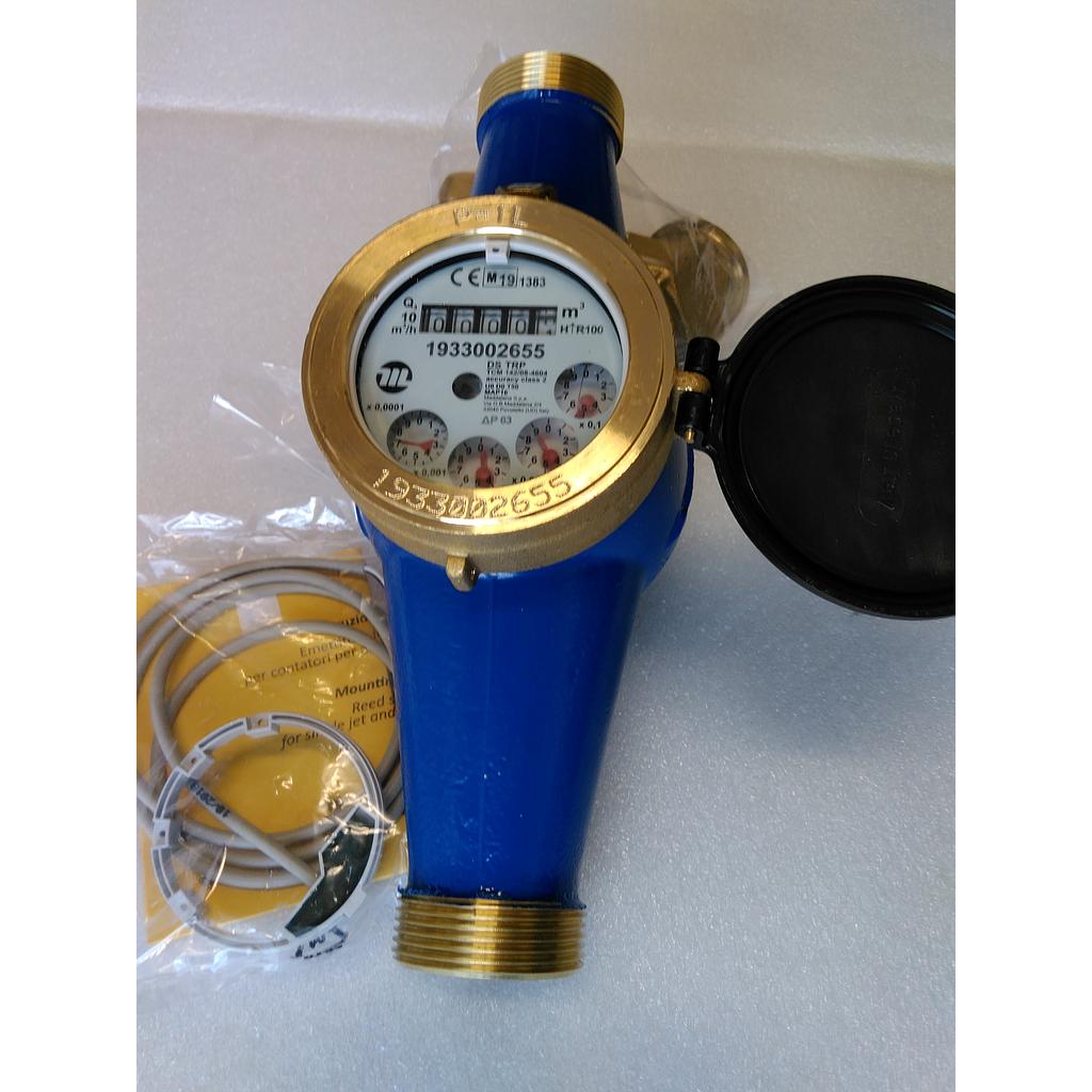 Contalitri a getto multiplo DS TRP - 1 1/4" + reed K=1 cavo 1 mt. + kit raccordi - Q3=10MC/H - MID - L=260mm