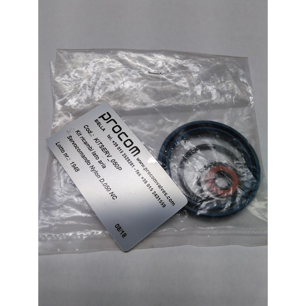 Kit ricambio lato aria - Servocomando nylon diam. 50 - PC
