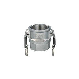 Raccordo rapido tipo Camlock inox 316 - Tipo D - DN20 - Femmina con leve / Attacco femmina gas 3/4" - Guarnizione NBR (Buna)