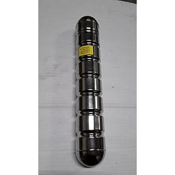 Galleggiante magnetico inox 316 per indicazione livello su tubo inox 2" - Diam. 50x300 mm - Peso specifico fino a 0,78 - SCH1 - MNA