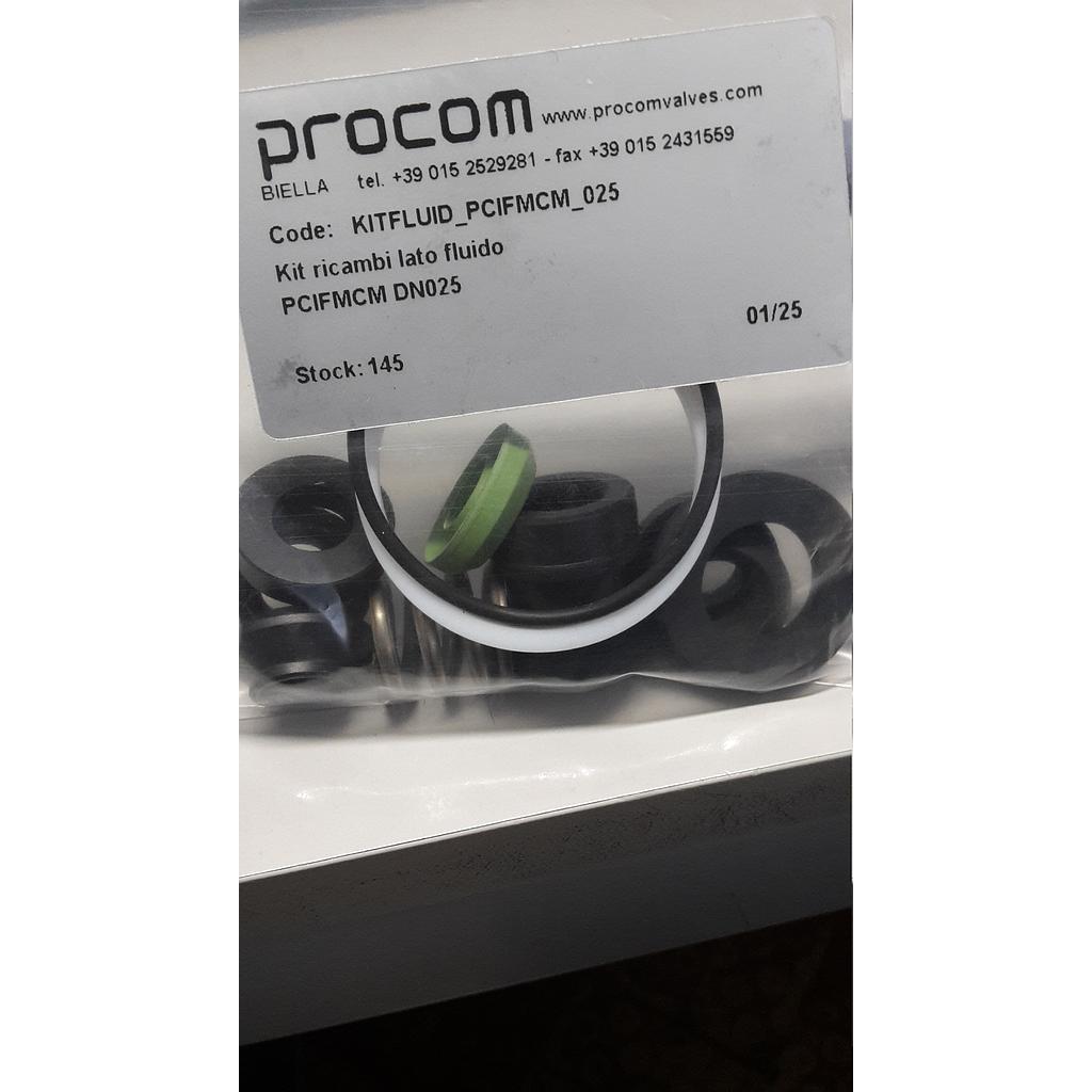 Kit ricambio lato fluido 1" PC - Cod.Art. KITFLUID_PCIFMCM_025