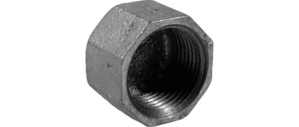 Calotta ghisa zincata fem. 1/4" Fig.300