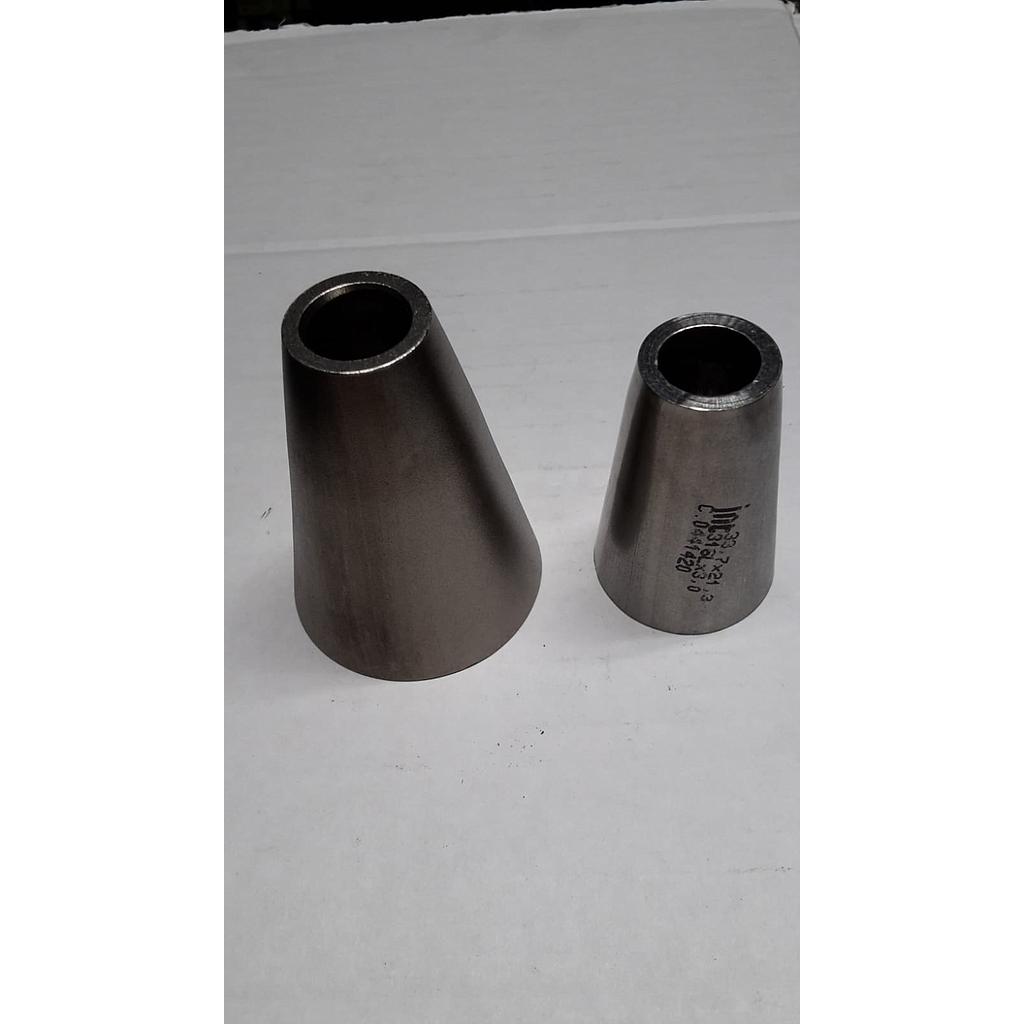 Riduzione concentrica inox aisi 316/316L - 3x1 - 88,9x33,7x3mm