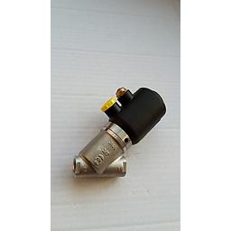 Valvola pneumatica On-Off a flusso libero - corpo microfuso inox316L PN40 , filettato FF gas 3/8"- Testata Nylon T36 - Press.diff.max 16 Bar - PCIPFM_010_0_1