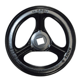 Volantino Nero Diam. 100 Foro quadro  9x9