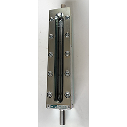 Indicatore di livello a riflessione - Corpo in A105 Zincato con chiusura a brugola - Tubetti rettificati inox316 Standard L=35 x D=16 mm - Visibilità 260 mm - Tipo B7 - DS