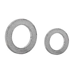 Guarnizione Grafite / Lamina Inox Liscia - 1&#34; - Diametro 31 x 20 x 2 mm