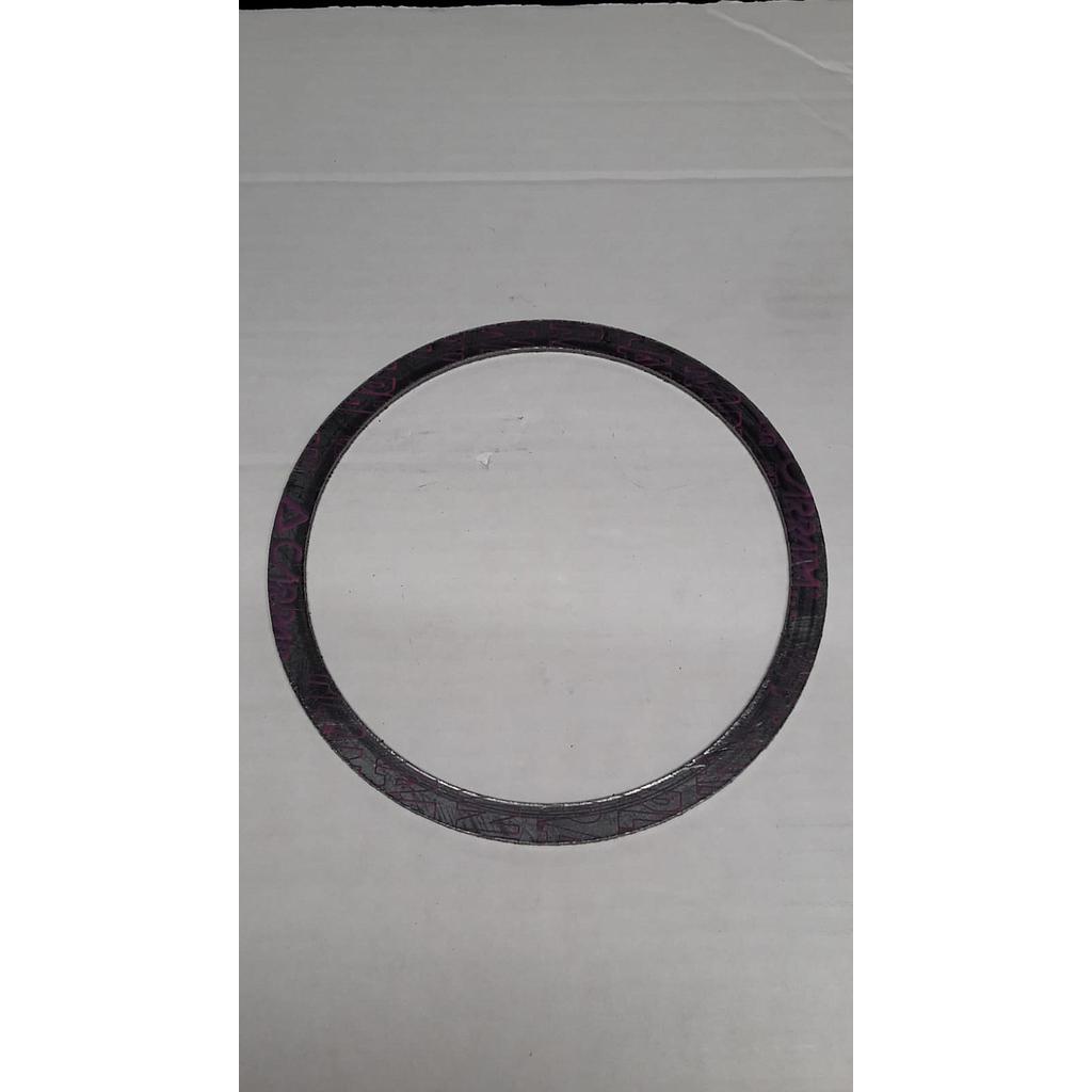 Guarnizione in grafite per filtro Mival DN125 Fig. 265/266 - dim. 158,5x138x1,5 mm