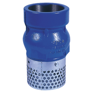 Valvola ritegno di fondo a piattello con molla, corpo in ghisa PN16, tenuta EPDM, temper.max 70°C, attacco filettato gas 2 1/2, Mod. 102P Socla